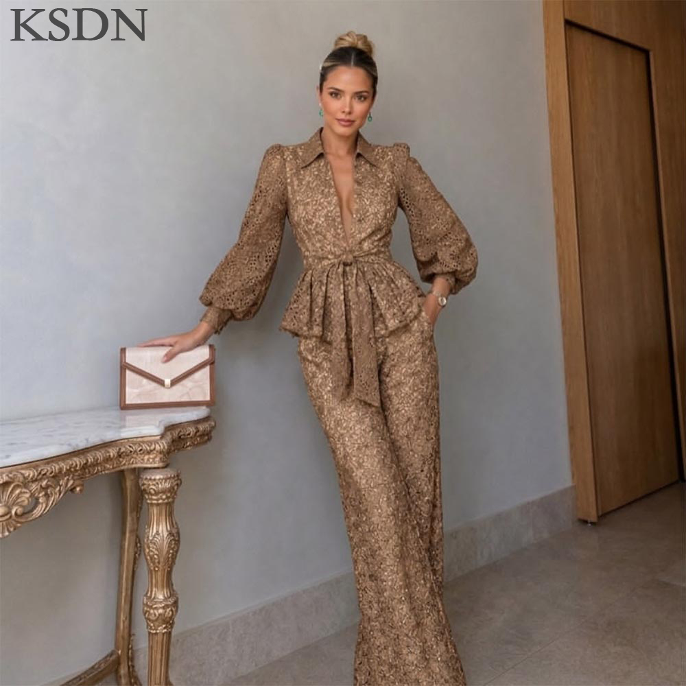 Women Formal Wear Belt - Ensembles de robes de soirée en