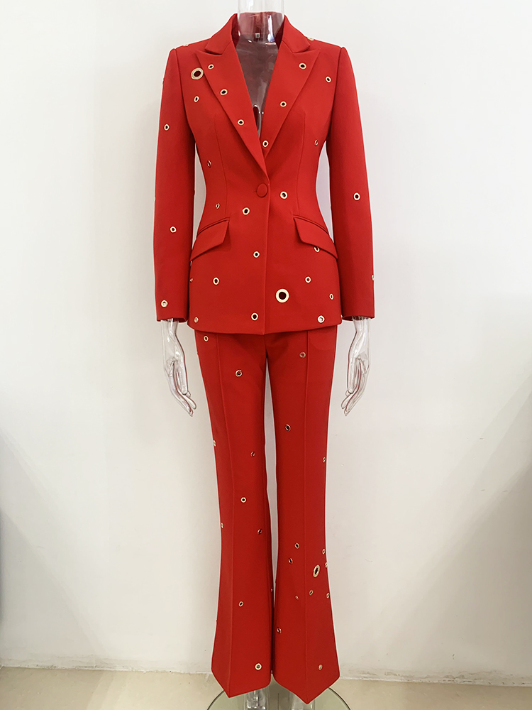 Women'S Formal Wear Pants - Ensemble de costume de créateur de