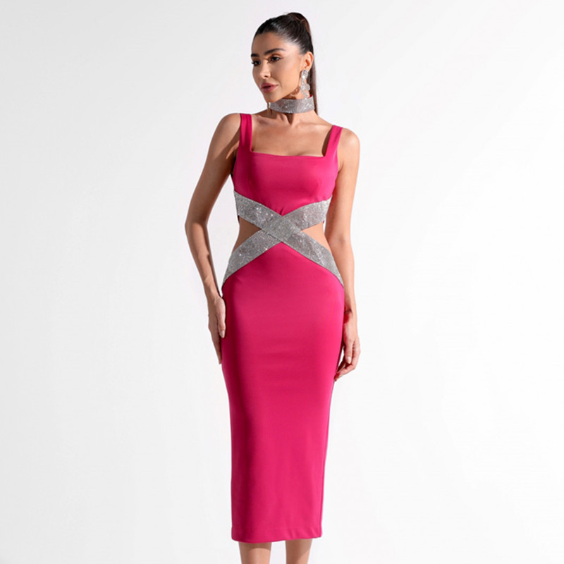 Robe moulante sans manches Gla - Women Formal Wear H&M avis et prix