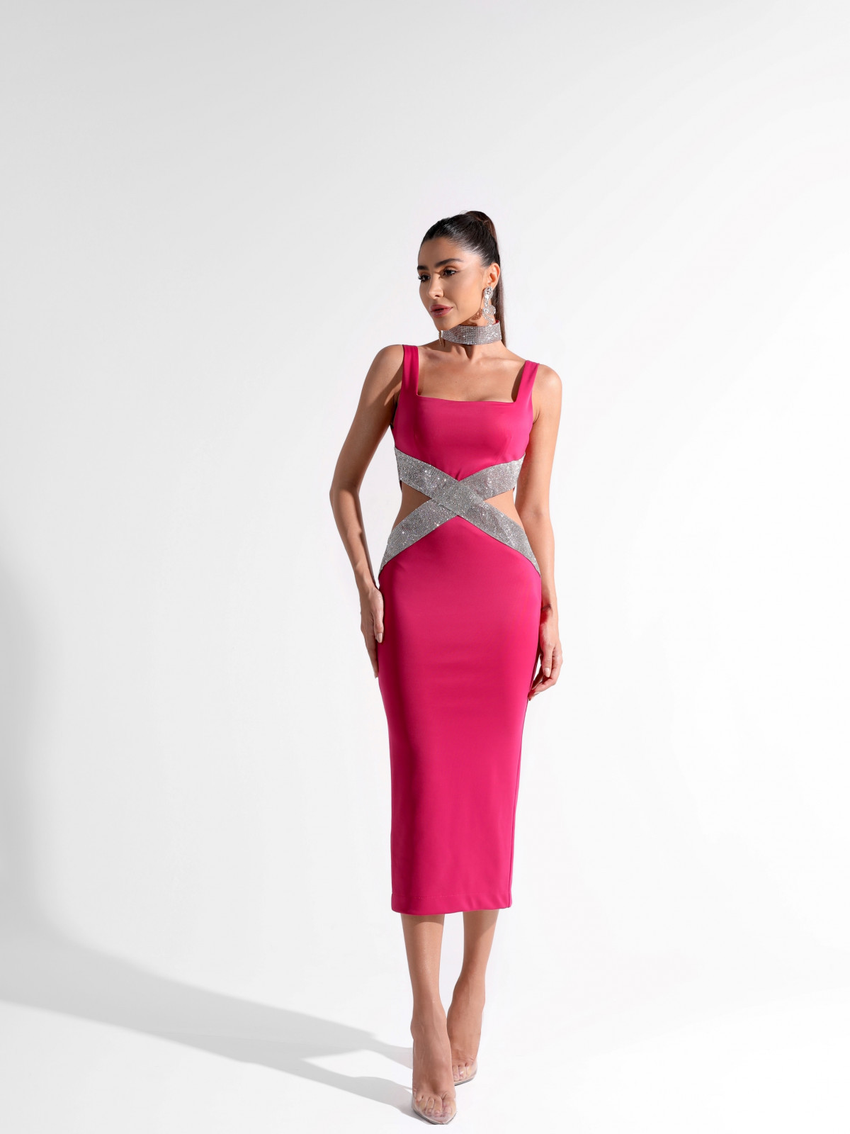 Robe moulante sans manches Gla - Women Formal Wear H&M avis et prix