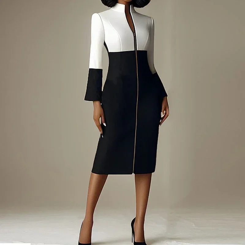 Robe midi moulante à col en V  - Women Formal Wear H&M avis et prix