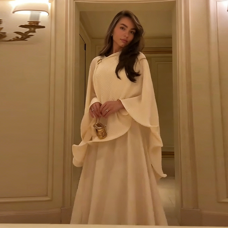 Ensemble Robe et Châle Élégant - Women Formal Wear Dress avis et prix