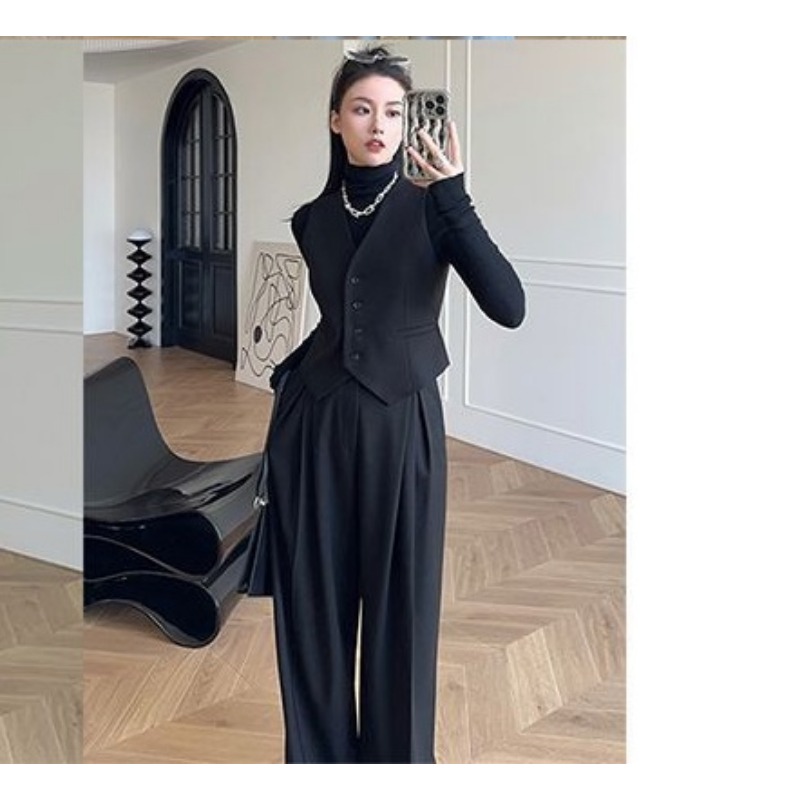 Ensemble veste sans manches et - Women'S Formal Wear Pants avis et prix