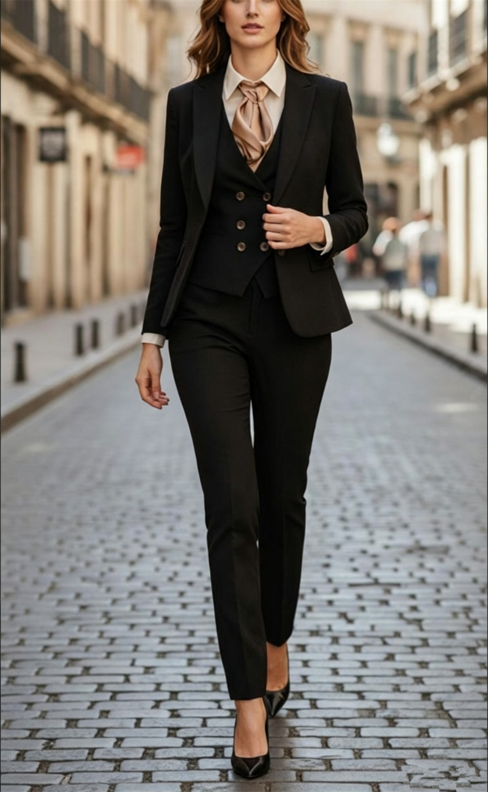 Ensemble de costume 3 pièces n - Women Formal Wear Vest avis et prix