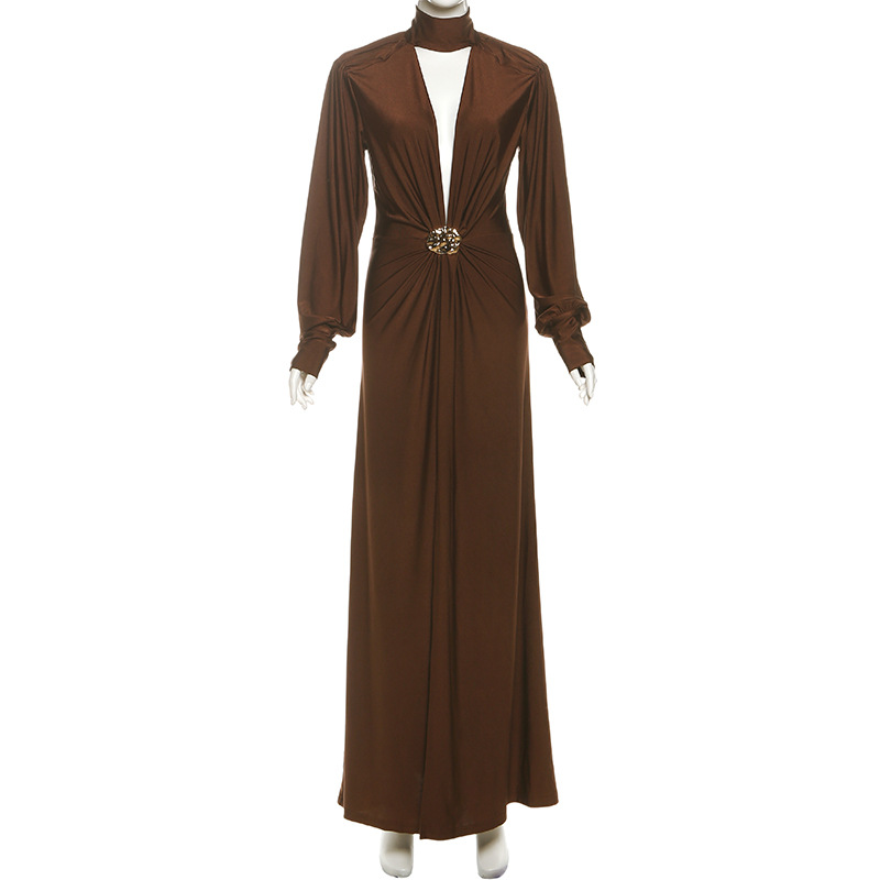 Robe de bal marron pour femmes - Women'S Holiday Formal Wear avis et prix