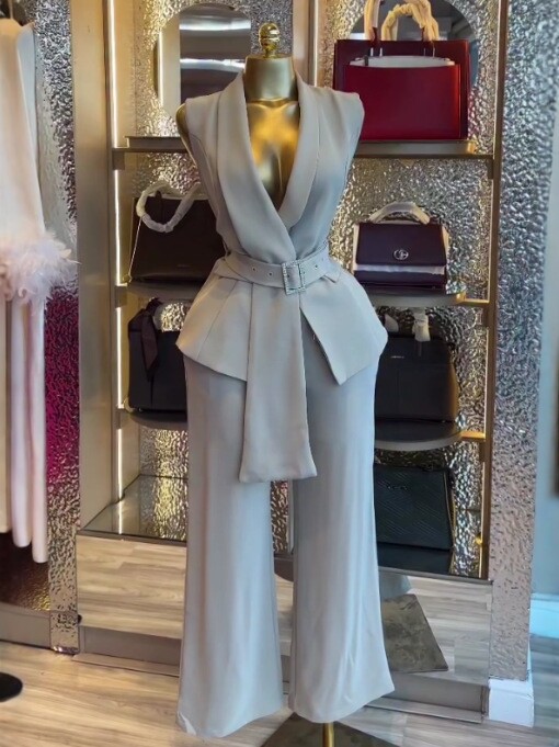 Ensemble tailleur élégant pour - Women Formal Wear Belt avis et prix