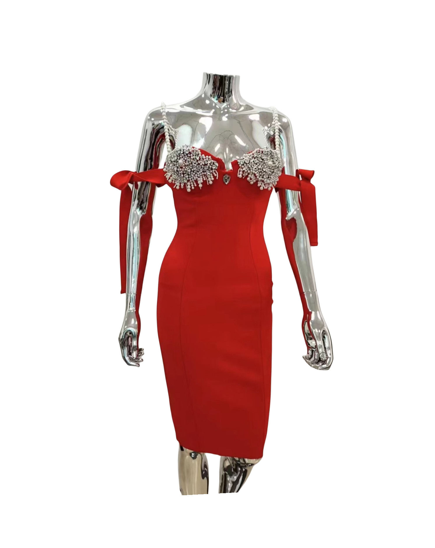 Robe longue glamour à bretelle - Women Formal Wear H&M avis et prix