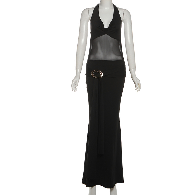 Robe de bal noire transparente - Women'S Holiday Formal Wear avis et prix