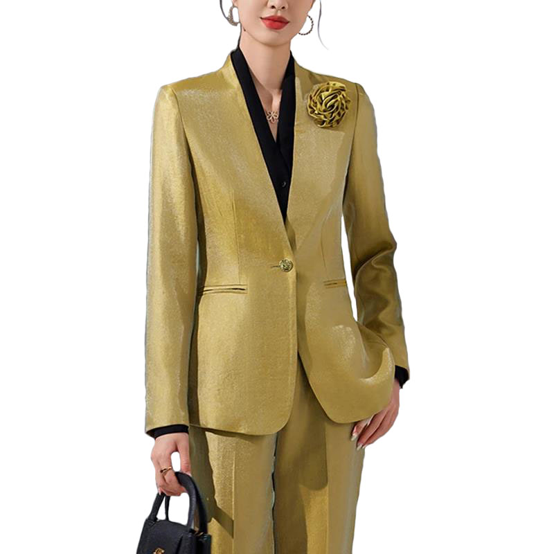 Ensemble blazer et pantalon po - Women'S Formal Wear Pants Suit avis et prix