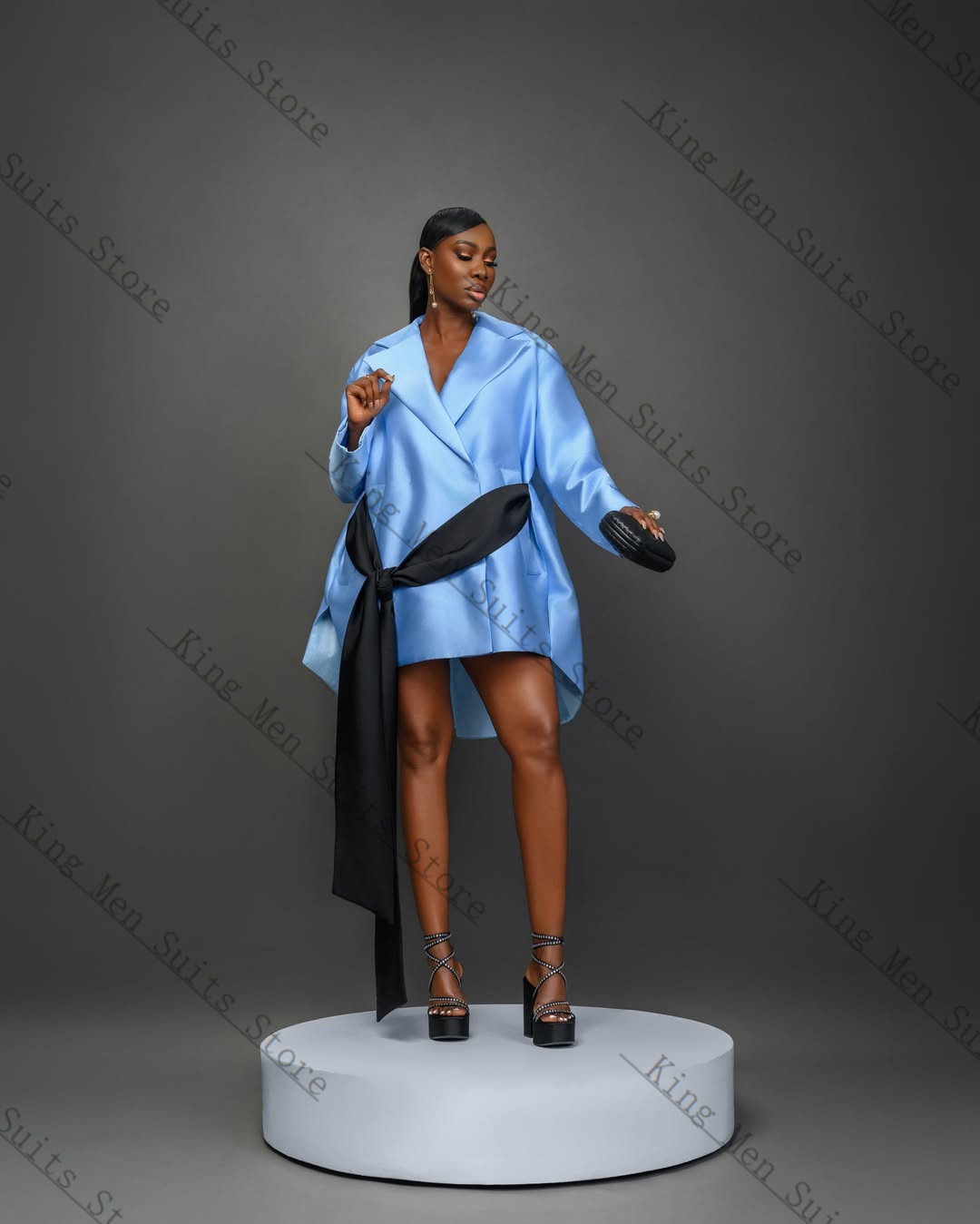 Costume élégant bleu pour femm - Women'S Formal Jackets To Wear With Dresses avis et prix