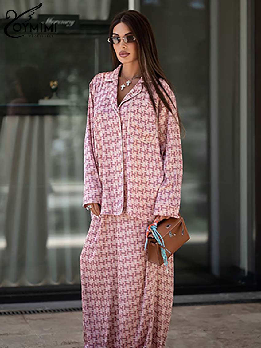 Oymimi-Ensemble 2 pièces impri - Women'S Formal Wear Pants avis et prix