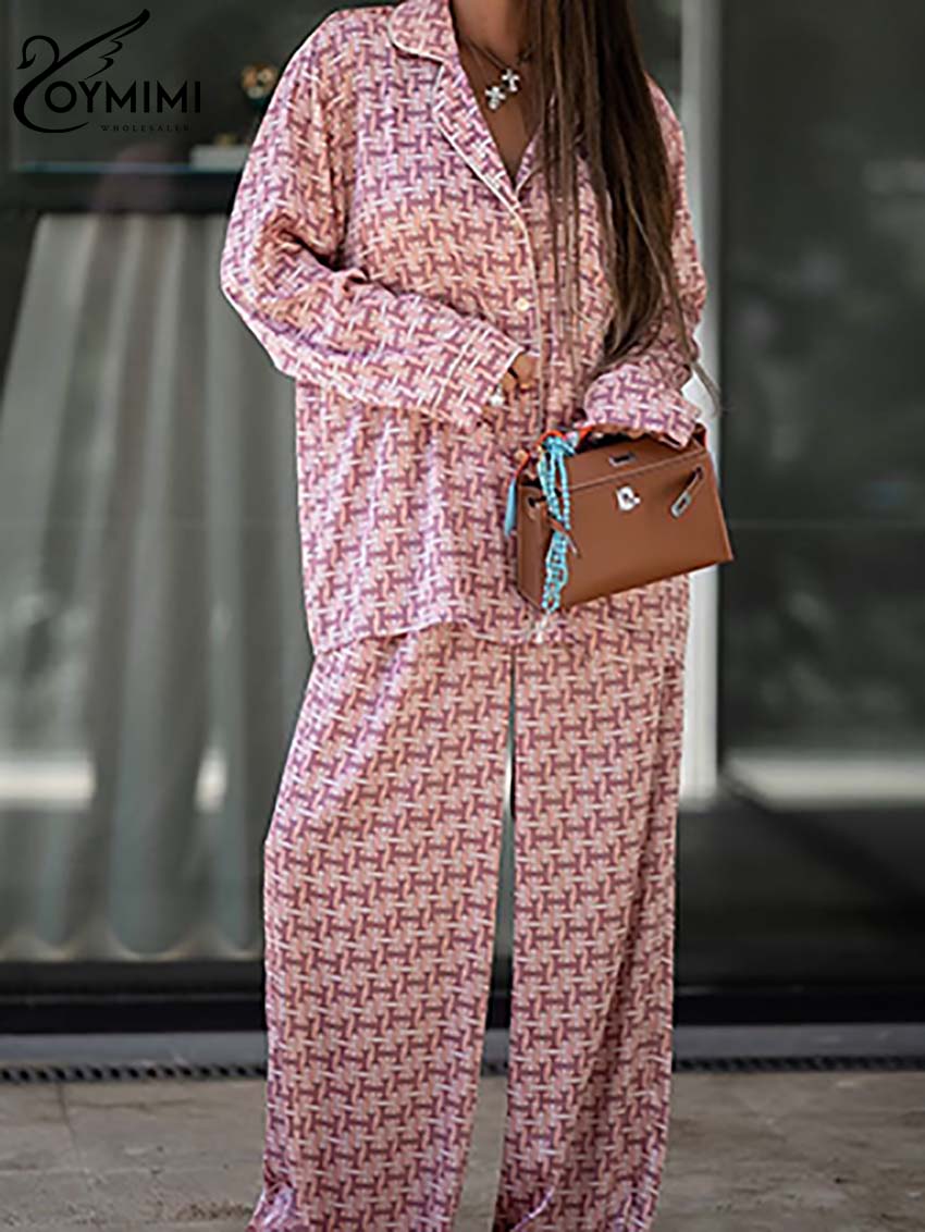 Oymimi-Ensemble 2 pièces impri - Women'S Formal Wear Pants avis et prix