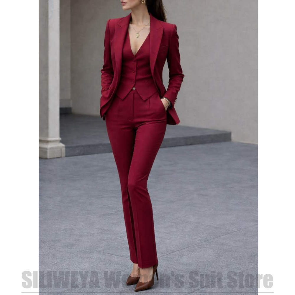 Ensemble de costume 3 pièces p - Women'S Formal Wear Pants Suit avis et prix
