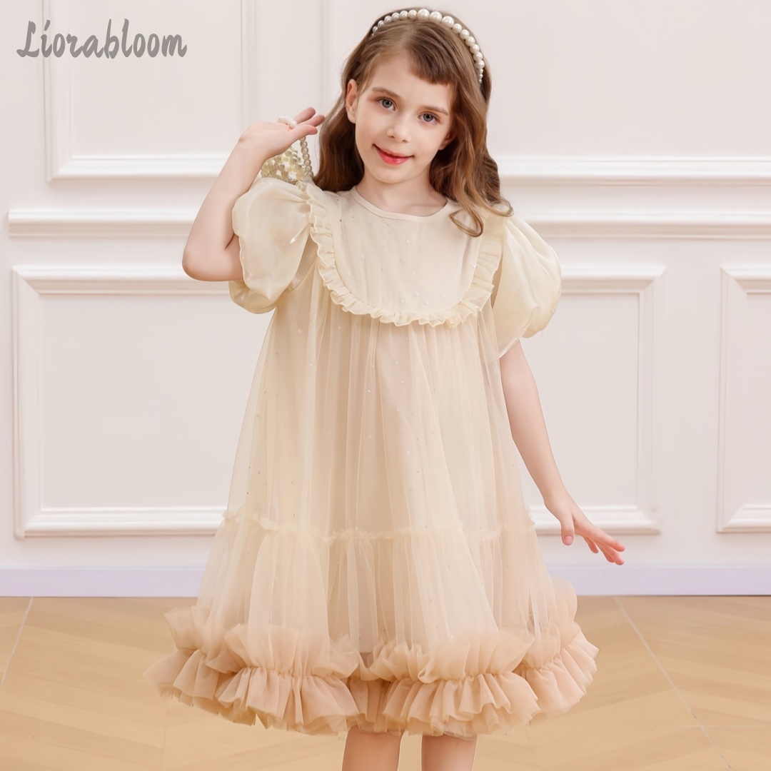 Robe en tulle kaki pour filles - Women Formal Wear H&M avis et prix