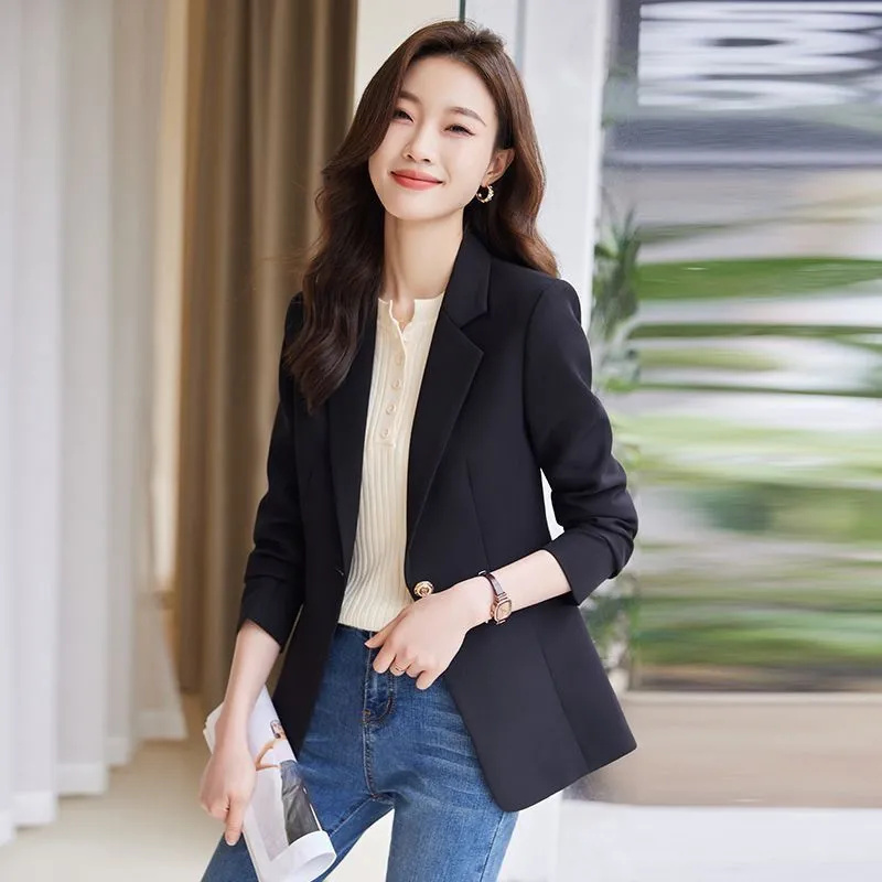 Veste de costume noire coréenn - Women Formal Wear Korean avis et prix