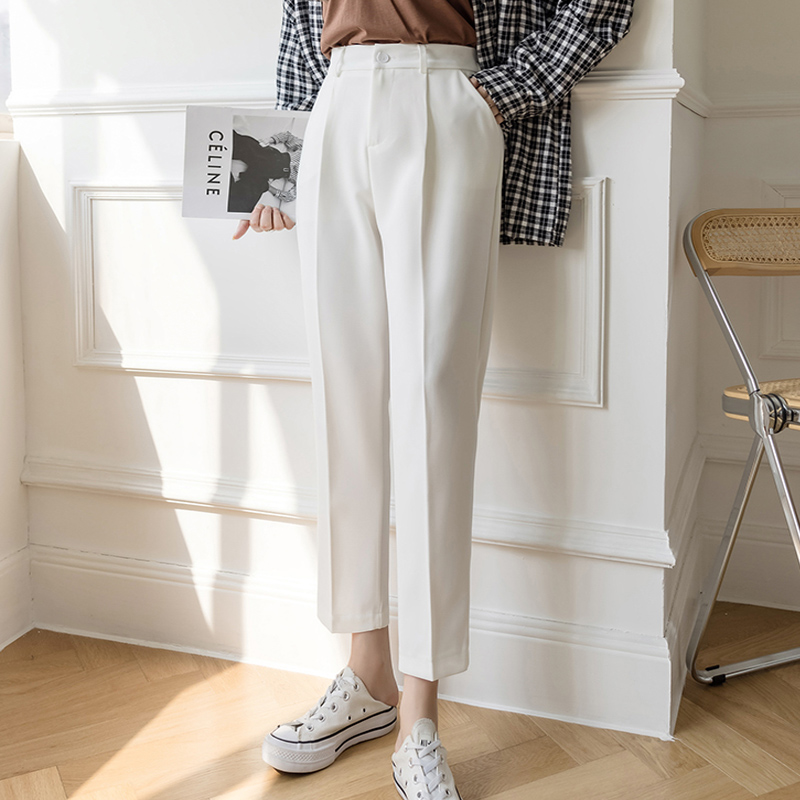 Pantalon droit chic pour femme - Women Formal Wear Korean avis et prix