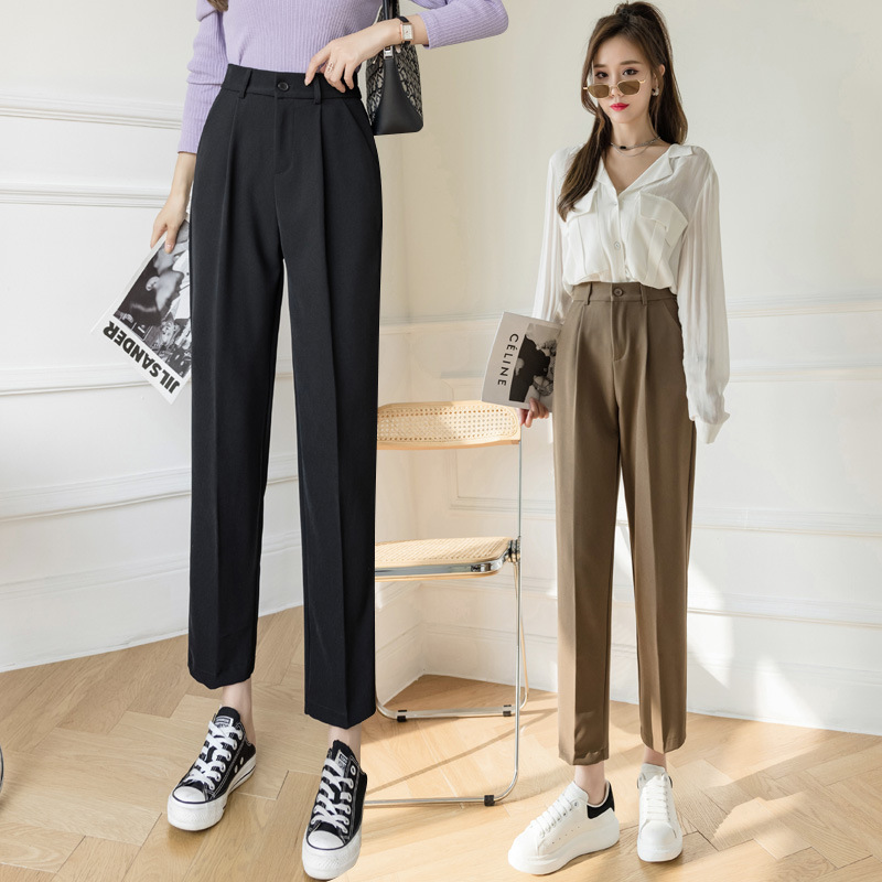 Pantalon droit chic pour femme - Women Formal Wear Korean avis et prix