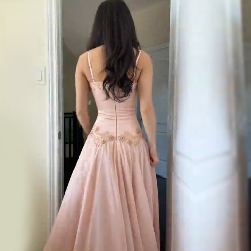 Robe longue élégante rose sans - Women Formal Wear Dress avis et prix